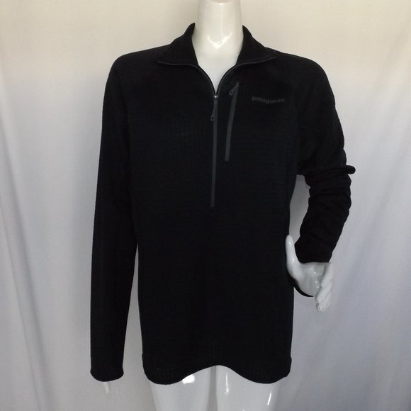Patagonia Other - PATAGONIA R1 Regulator Pullover, M, Black, Half Zip, Long sleeve, Midlayer